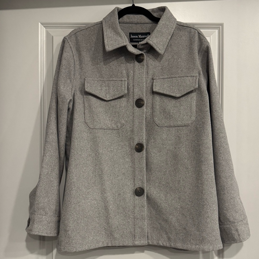 Jason Maxwell Shacket Size M